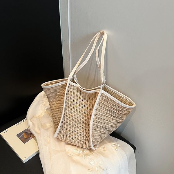 Retro Straw Woven Beach Bag