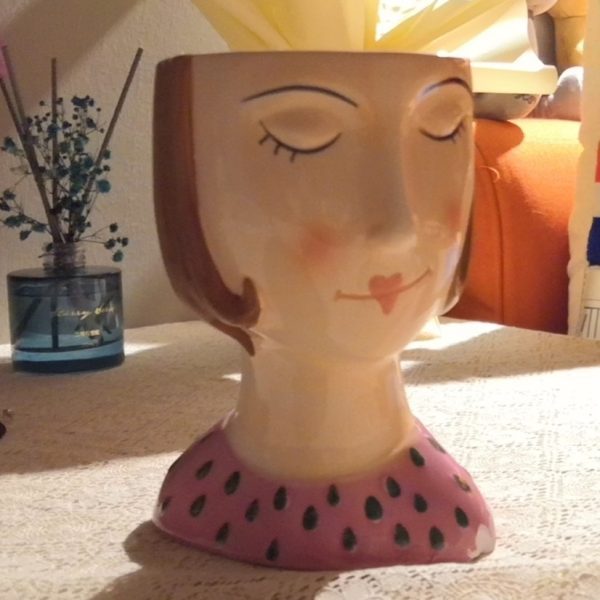 Hand-painted Ceramic Pen Holder Storage Office