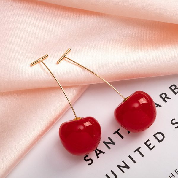 Cherry Drop Earrings