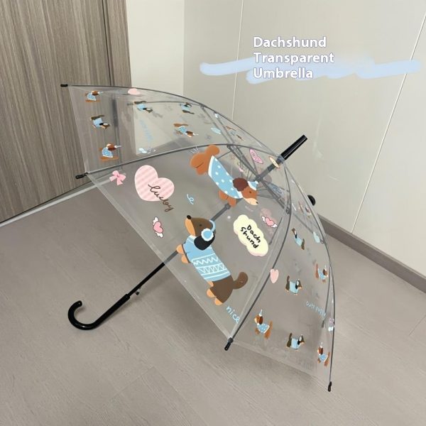 Cartoon Transparent Umbrella