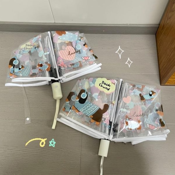 Cartoon Transparent Umbrella