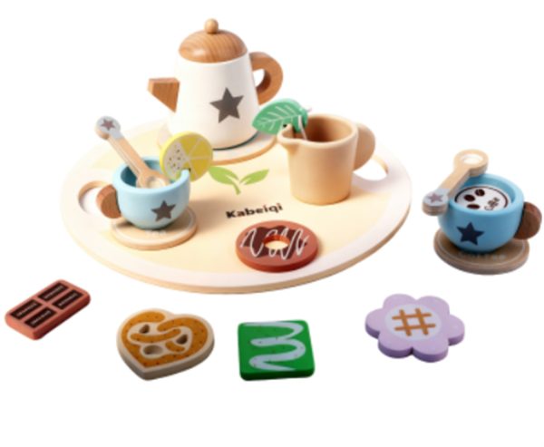 Wooden Afternoon Tea Set