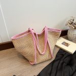 Retro Straw Woven Beach Bag