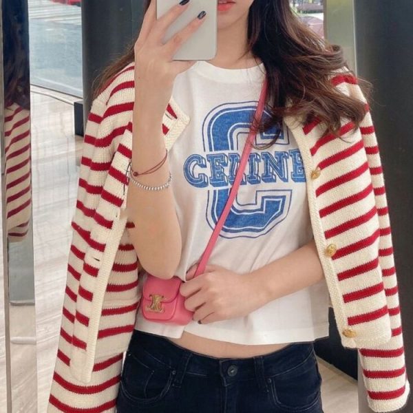 Striped Knit Cardigan