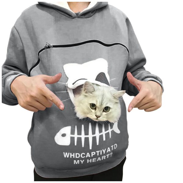 Cat Pocket Hoodie