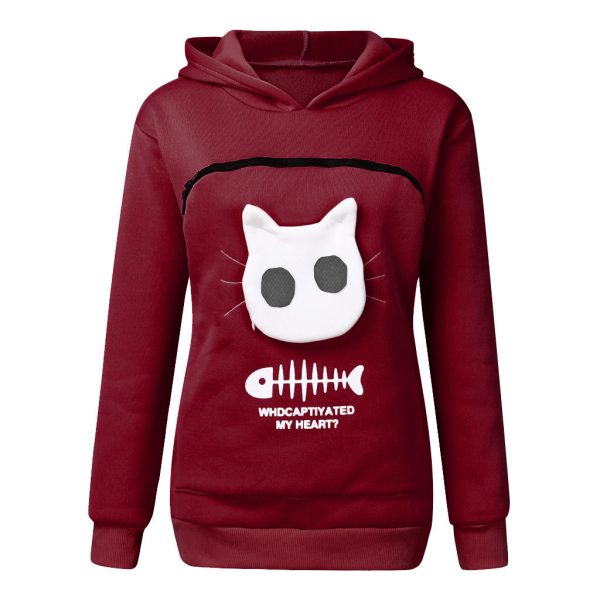 Cat Pocket Hoodie