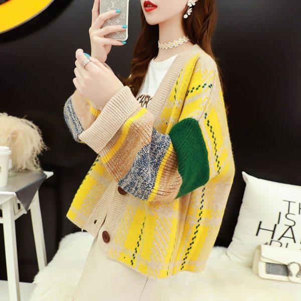 Retro Loose Knit Cardigan