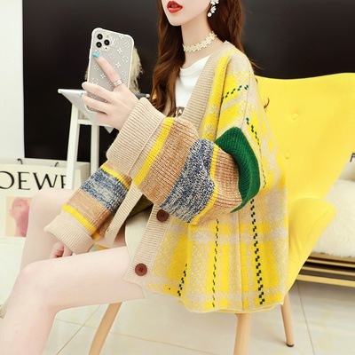 Retro Loose Knit Cardigan