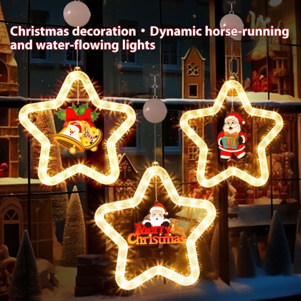 LED Christmas Window Light – Star Marquee Decoration