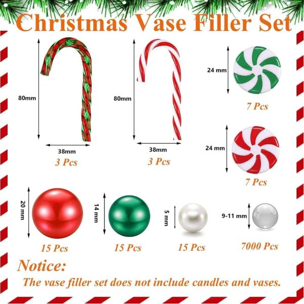 Christmas Vase Filler Set – Festive Hydrogel Decor