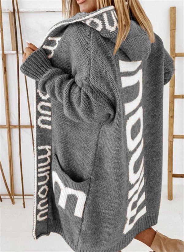 Mid-Length Knit Cardigan
