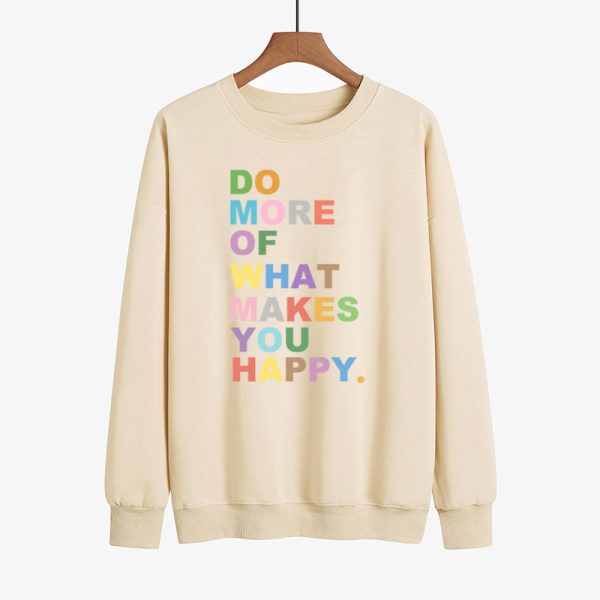 Colourful Slogan Print Sweater