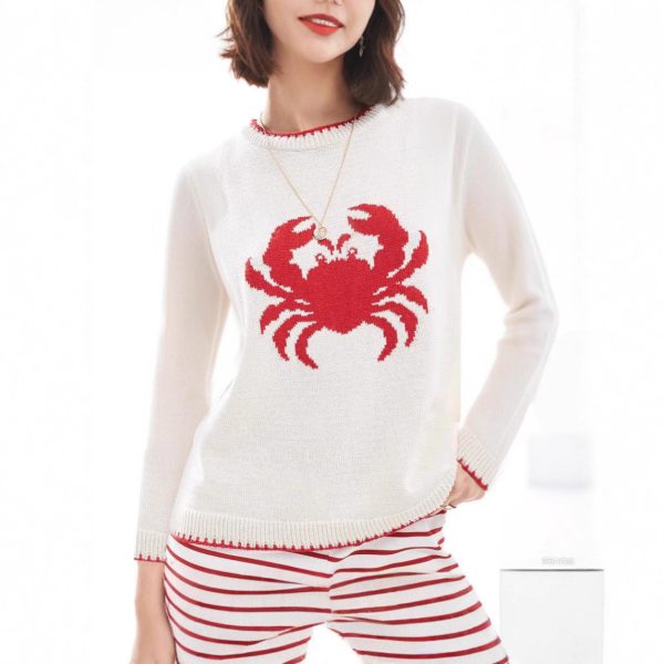Colour-Block Crew-Neck Sweater