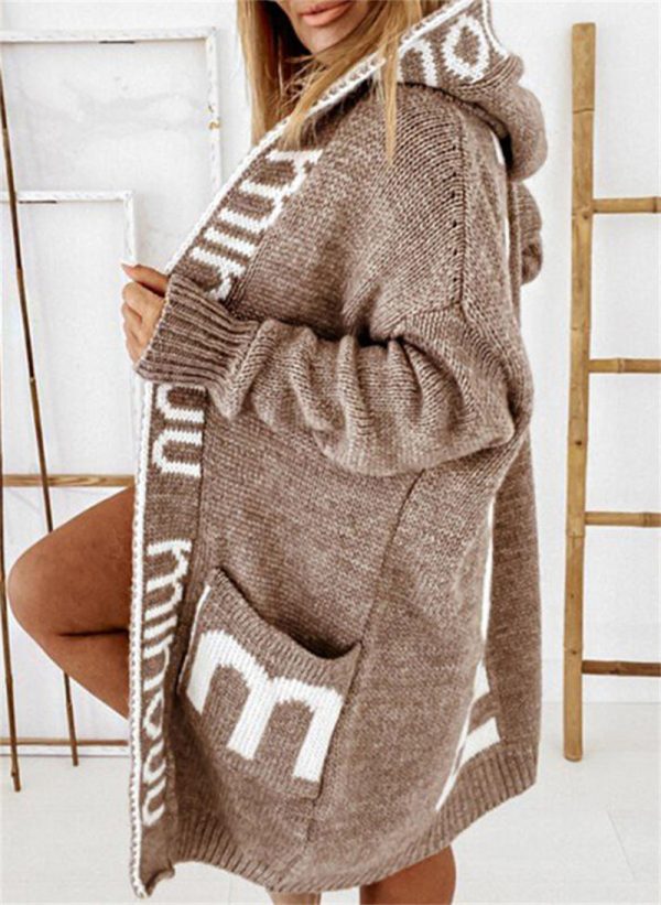 Mid-Length Knit Cardigan