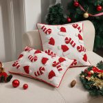 Tufted Christmas Cushion Cover – Modern Minimalist