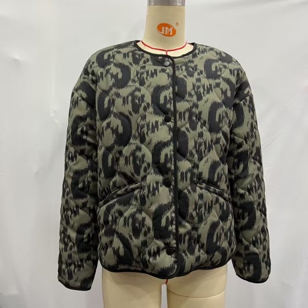 Animal Print Padded Jacket