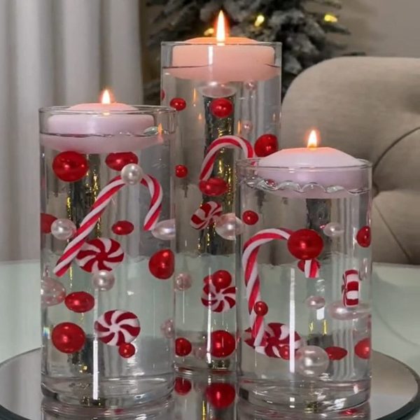 Christmas Vase Filler Set – Festive Hydrogel Decor