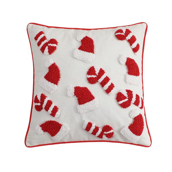 Tufted Christmas Cushion Cover – Modern Minimalist