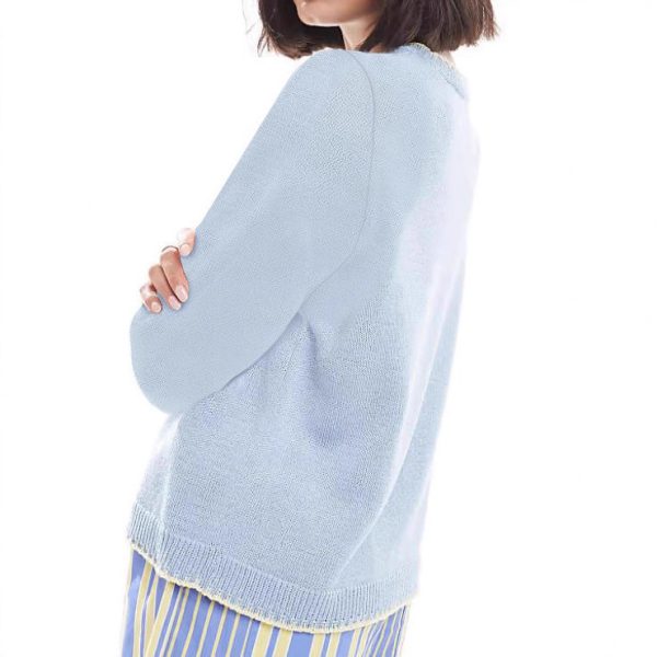 Colour-Block Crew-Neck Sweater