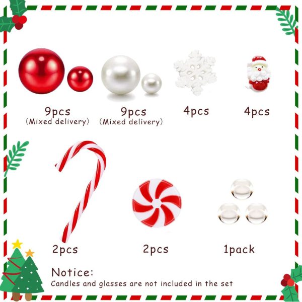 Christmas Vase Filler Set – Festive Hydrogel Decor