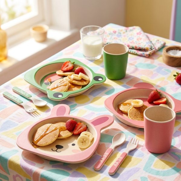 Bamboo fiber tableware