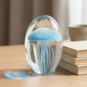 Crystal Glass Marine Jellyfish Ornament