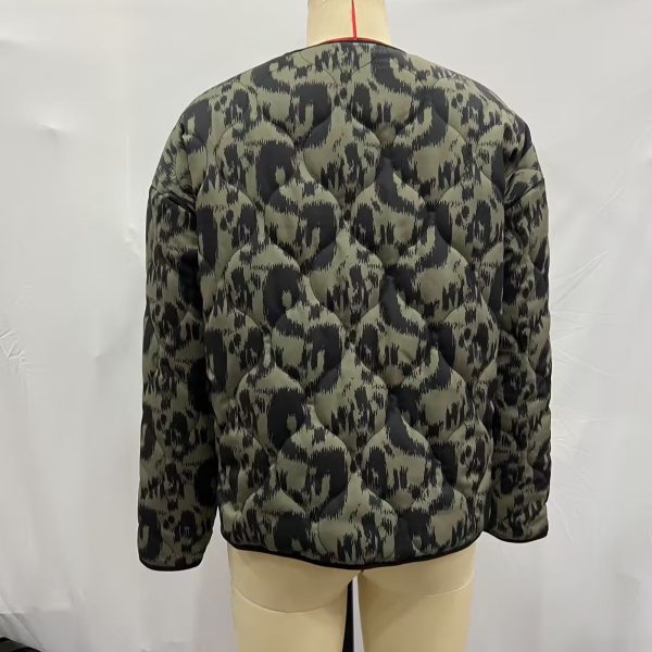 Animal Print Padded Jacket