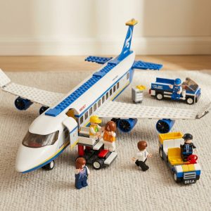 Children's Educational Plastic Plug-In Toy Airplane Aviation Series