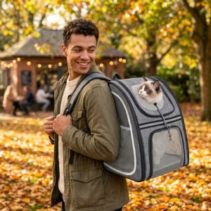 Collapsible Pet Backpack Carrier