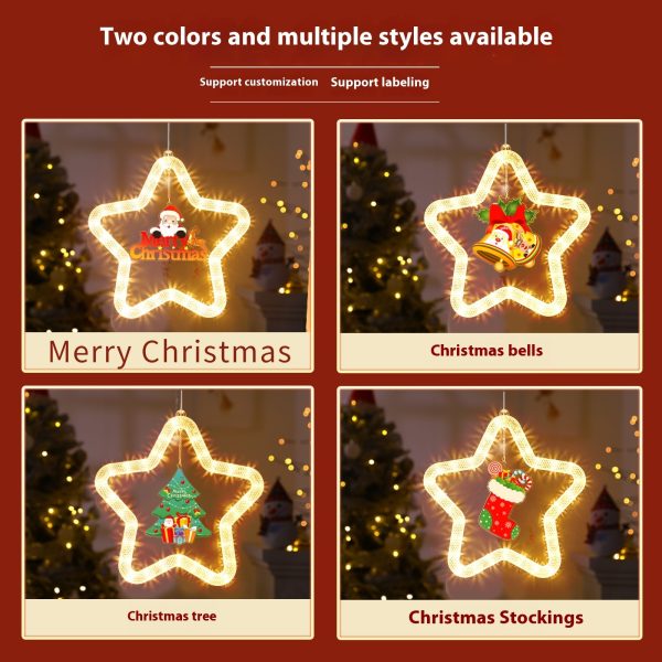 LED Christmas Window Light – Star Marquee Decoration