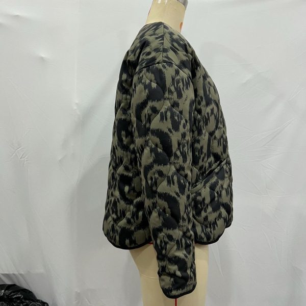 Animal Print Padded Jacket