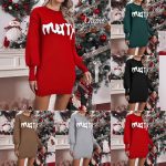Christmas Knit Sweater Dress