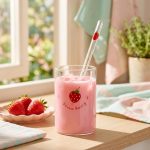 Korean Ins Transparent Drink Cup Milk Juice Cold