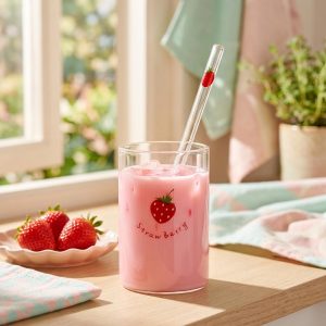 Korean Ins Transparent Drink Cup Milk Juice Cold