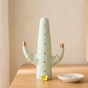 Mint Ceramic Ring Holder