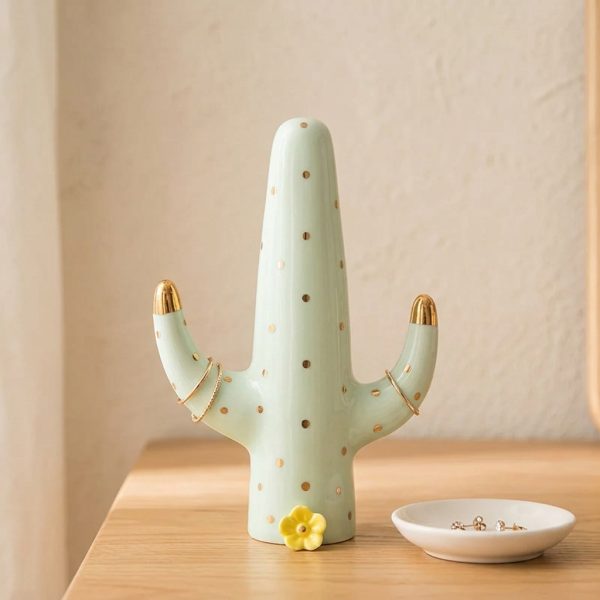 Mint Ceramic Ring Holder
