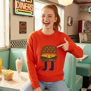 Tangerine Knit Sweater