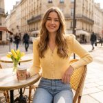V-Neck Knit Cardigan