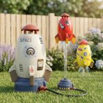 Water Jet Rocket Play Set