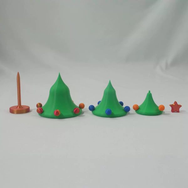 3D Printed Dancing Christmas Tree Fidget Toy