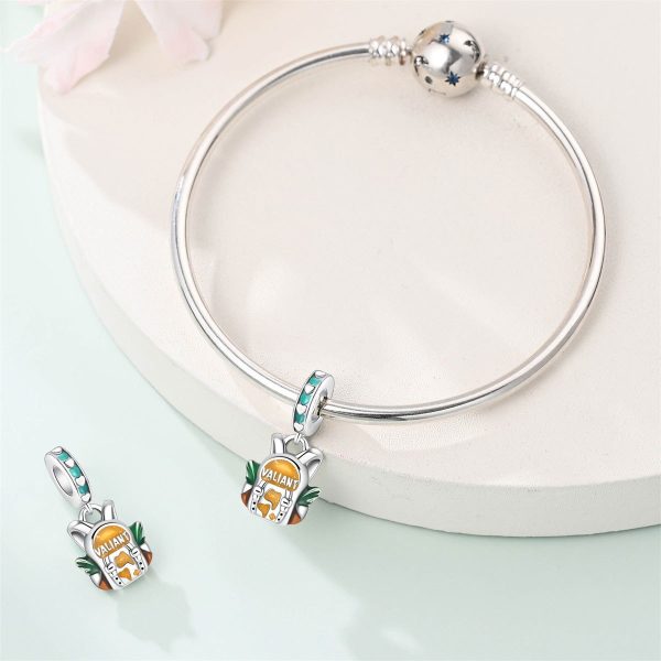 Travel Charm Bead – Suitcase, Plane & Camera Pendant