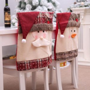 Christmas Chair Covers – Santa, Snowman & Santa Hat