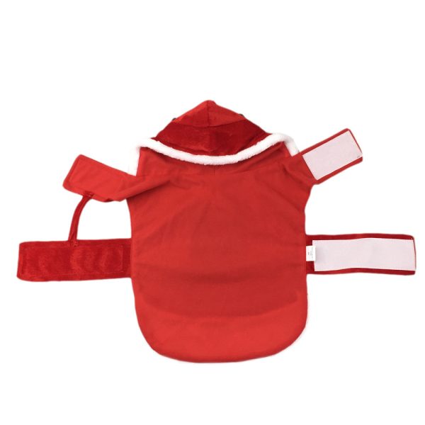 Christmas Dog Jumper – Santa Riding Reindeer Knit