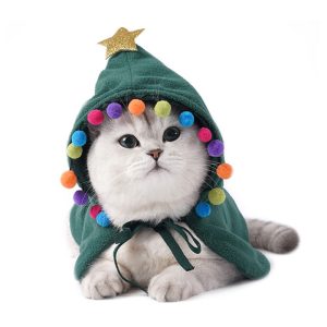 Christmas Pet Costume Accessories – Cape, Hat & Scarf