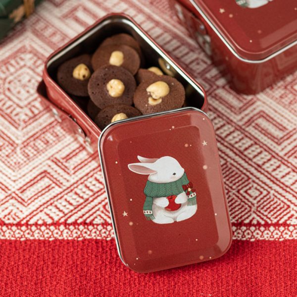 Christmas Tin Box β Cute Printed Sweet & Cookie Tin