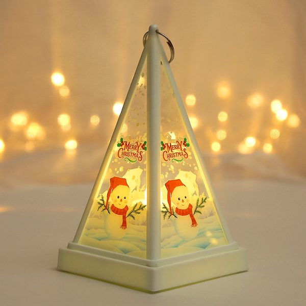 Christmas Night Light – Snowman, Santa & Tree Lantern