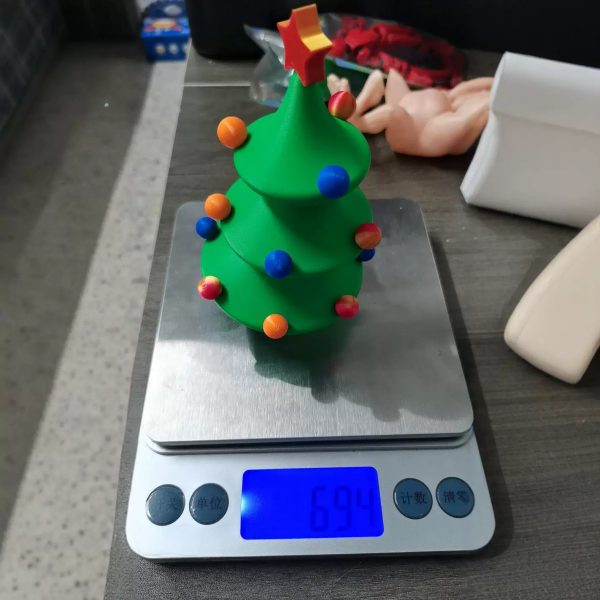 3D Printed Dancing Christmas Tree Fidget Toy