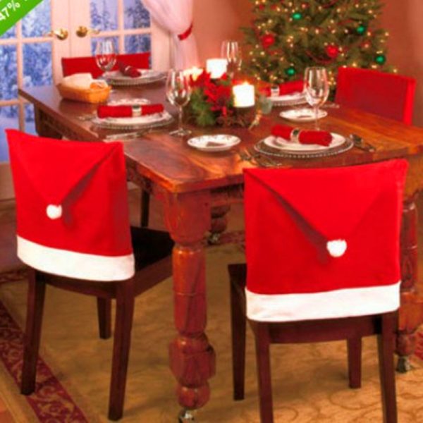 Christmas Chair Covers – Santa, Snowman & Santa Hat