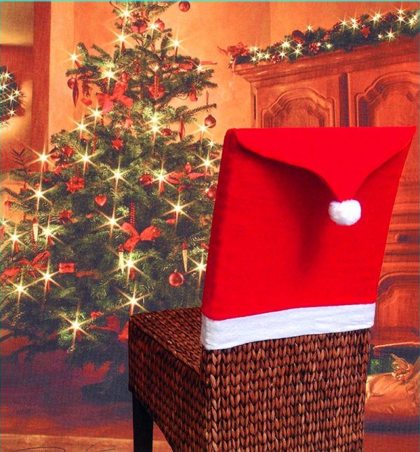 Christmas Chair Covers – Santa, Snowman & Santa Hat