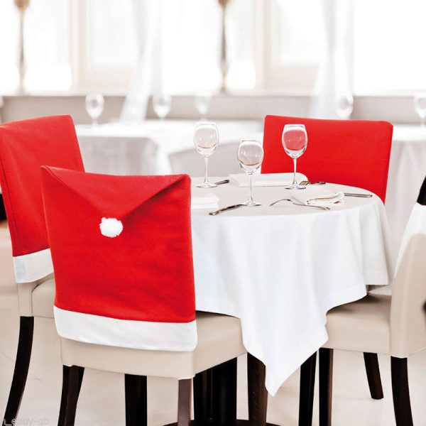 Christmas Chair Covers – Santa, Snowman & Santa Hat